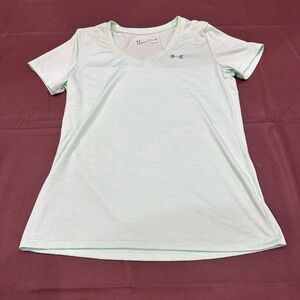 Under Armour Women's V-Neck Short Sleeve Tee - Light Mint